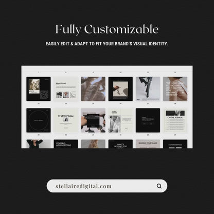 200 Minimalist Aesthetic Instagram Canva Templates